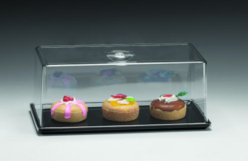 ZCP 849 — MELAMİN ALTLI, POLYCARBONAT KAPAKLI FANUS 18 x 35 x H: 14,5 cm - Görsel 2