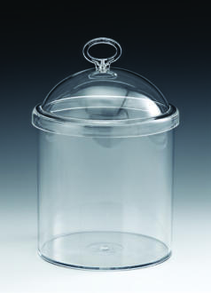 ZCP 475 — AKRİLİK KAPAKLI POLYCARBONAT KAVANOZ Ø 15 x H: 16 cm