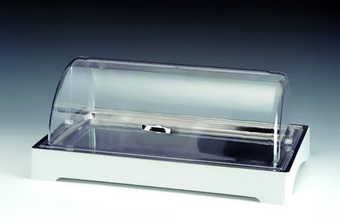 ZCP 308 - 2 — POLYCARBONAT ROLLTOP KAPAKLI SOĞUTUCULU TEŞHİR / BÜYÜK 57 x 37 cm