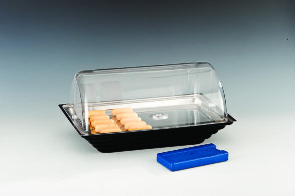 ZCP 427 — POLYCARBONAT ROLLTOP KAPAKLI SOĞUTUCULU TEŞHİR - 43,5 x 28,5 x H: 23 cm 136