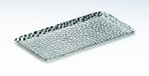 CPY - 4 — ÇELİK ÇİKOLATA TEŞHİR TEPSİ 12 x 23 cm