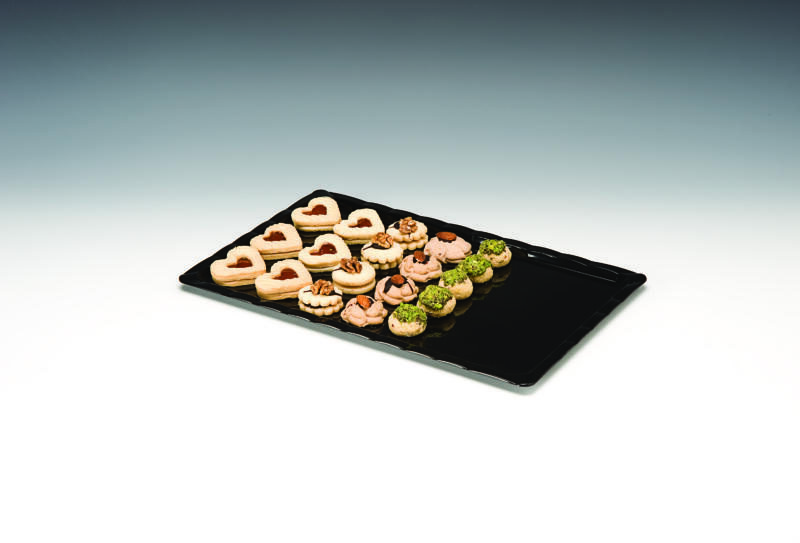 ZCP 229 / 3 — POLYCARBONAT ÇİKOLATA TEŞHİR TEPSİ 25 x 40 cm