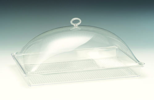 ZCP 739 — AKRİLİK KAPAKLI POLYCARBONAT TEPSİLİ MUHAFAZA KABI 31 x 46 x H: 16 cm 118