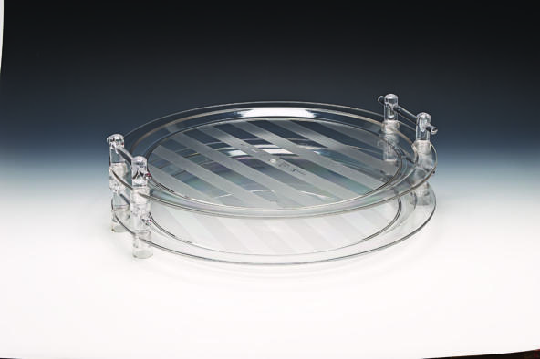 ZCP 605 — POLYCARBONAT TEŞHİR TEPSİ Ø 50 cm - Görsel 2