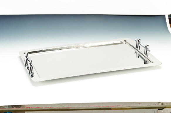 ZCP 068 — ÇELİK TEŞHİR TEPSİ  18/10 62 x 42 cm (304 KALİTE) - Görsel 2