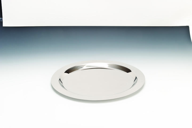 ZCP 072 — ÇELİK TEŞHİR TEPSİ  18/10 (304 KALİTE) Ø 43,5 cm