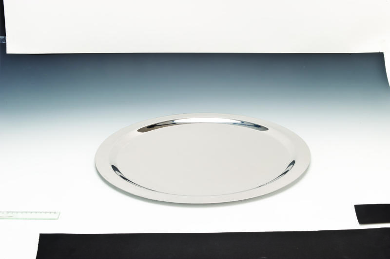 ZCP 074 — ÇELİK TEŞHİR TEPSİ  18/10 (304 KALİTE) Ø 50 cm