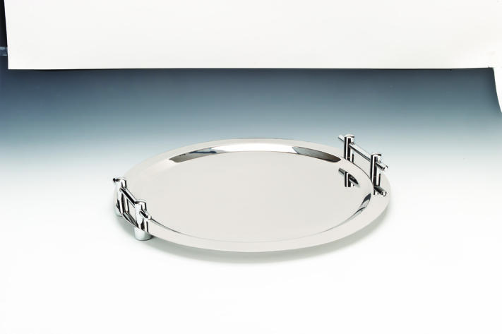 ZCP 075 — ÇELİK TEŞHİR TEPSİ  18/10 Ø 50 cm (304 KALİTE)