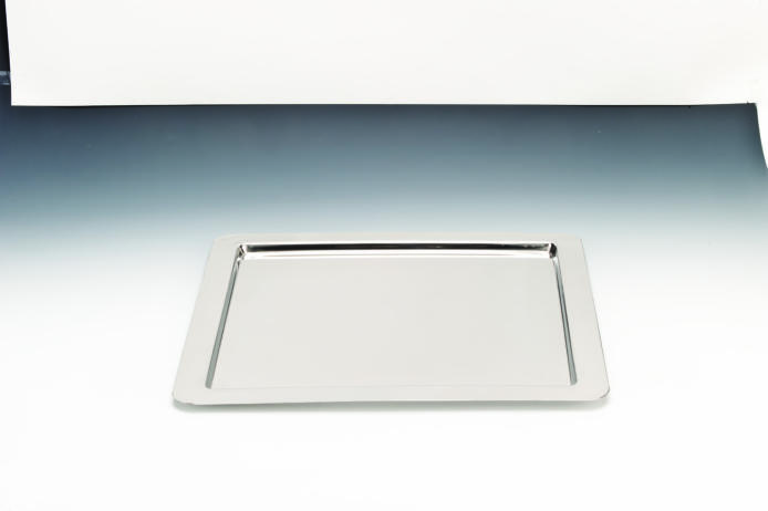 ZCP 078 — ÇELİK TEŞHİR TEPSİ  18/10 (304 KALİTE) 46 x 46 cm