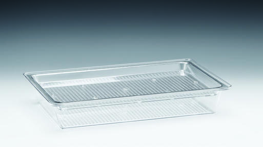 ZCP 466 — KARPUZ TEŞHİR TEPSİSİ (KOMPLE POLYCARBONAT) / KÜÇÜK 43,5 x 29 cm