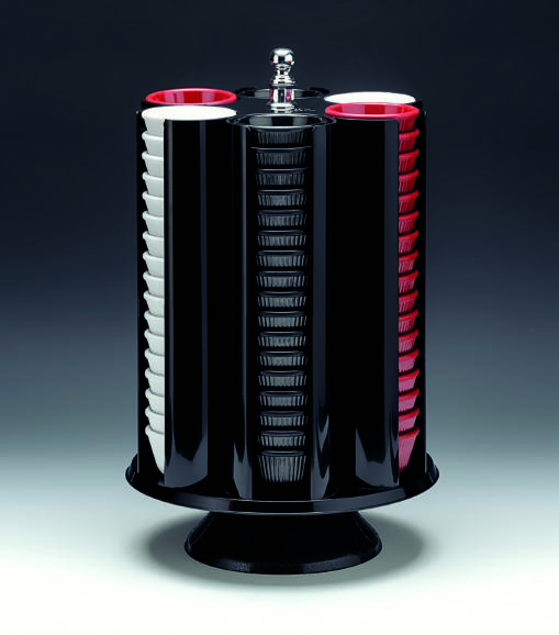 ZCP 098 — ABS DÖNER SOSLUK REÇELLİK STANDI - Ø 30 x H: 48 cm STANDIN KAPASİTESİ 102 ADET K 2010 MODEL SOSLUK ALMAKTADIR.