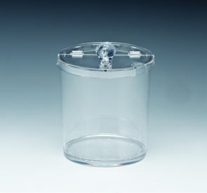 ZCP 508 — POLYCARBONAT SOSLUK  - Ø 11 x H: 12 cm REÇELLİK, BAHARATLIK KABI / 0,75 LİTRE