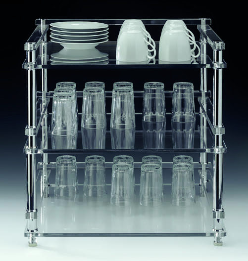 ZCP 673 — AKRİLİK BARDAK STANDI 44 x 49 x H: 51 cm