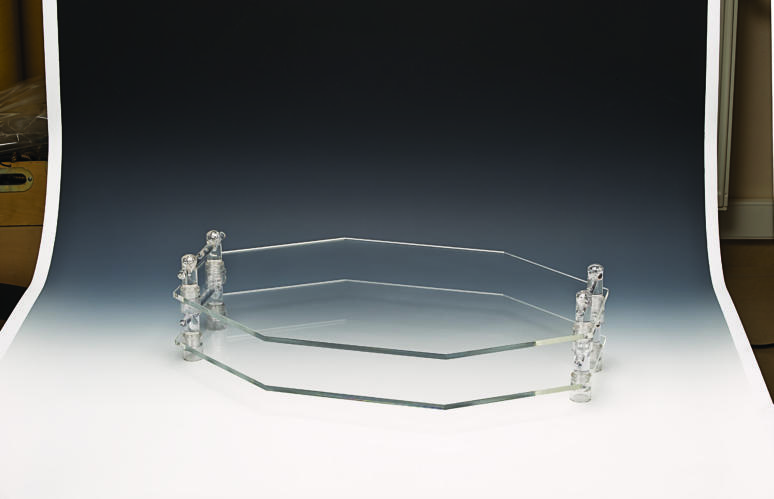 ZCP 587 — AKRİLİK TEŞHİR STANDI / SEKİZGEN 60 x 40 cm