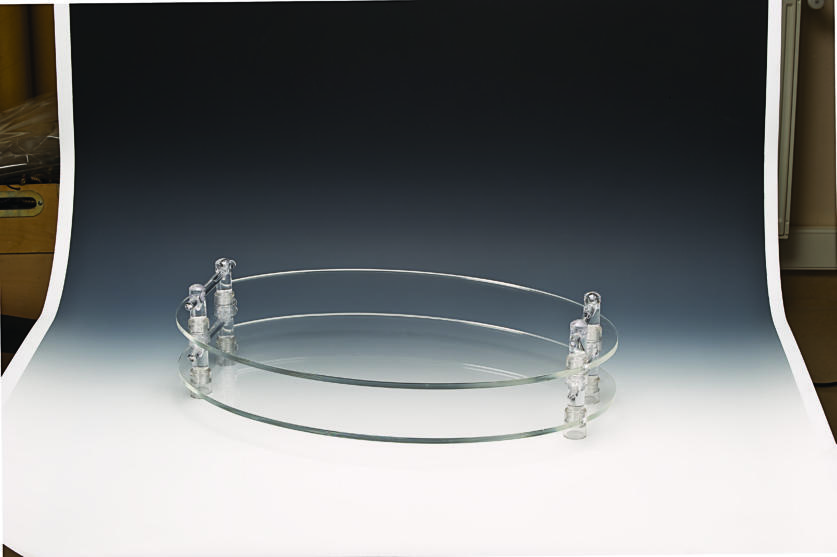 ZCP 583 — AKRİLİK TEŞHİR STANDI / OVAL 60 x 40 cm