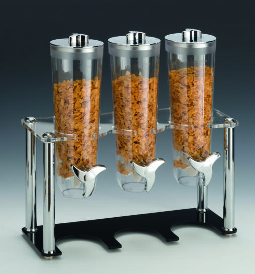 ZCP 774 — 3'LÜ STANDLI CORNFLEKS ALETİ 44 x 17 x H: 43 cm