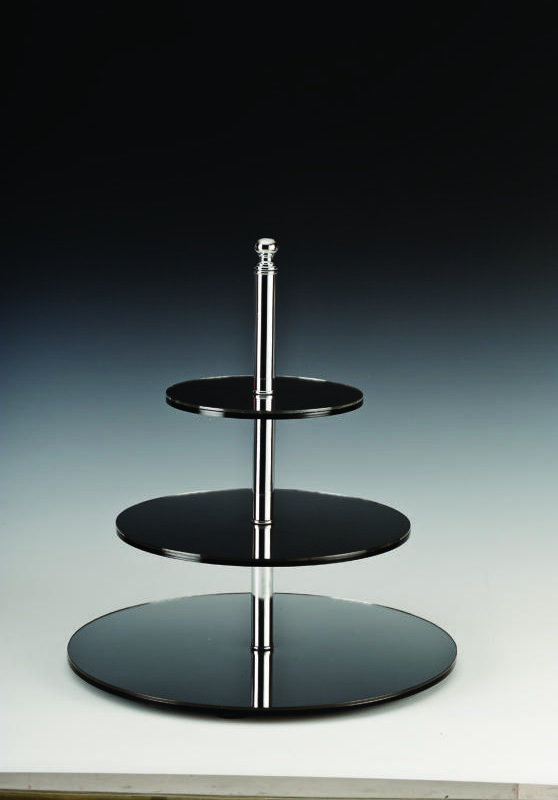 ZCP 034 — AYNALI TEŞHİR STANDI / YUVARLAK Ø 20, 30, 40 x H: 45 cm