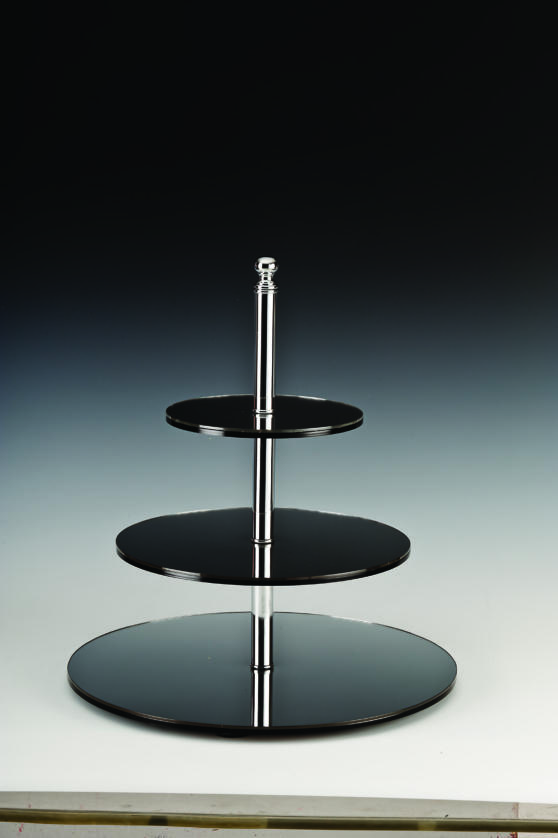 ZCP 034 — AYNALI TEŞHİR STANDI / YUVARLAK Ø 20, 30, 40 x H: 45 cm