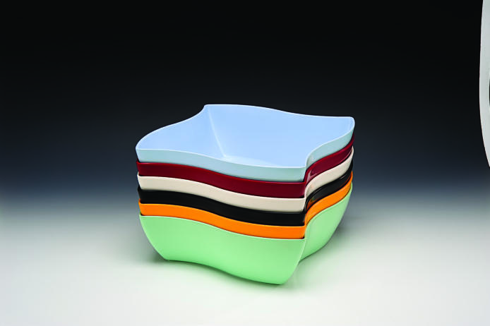 K 2007 — MELAMİN TEŞHİR - 28 x 28 x H: 9,5 cm - Görsel 2