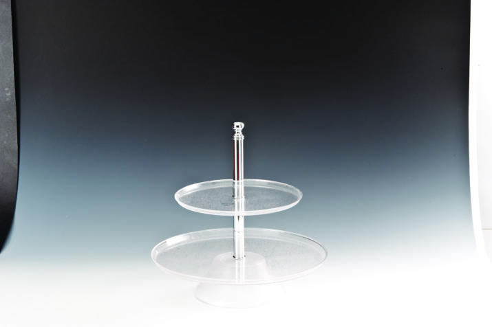 ZCB 01/P (1) — POLYCARBONAT TEŞHİR STANDI - Ø 25, 35 x H: 37 cm
