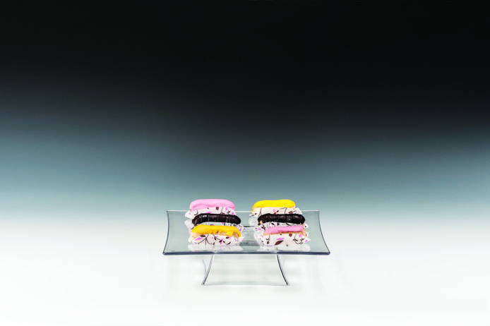 ZCP 626 - 1 — POLYCARBONAT TEŞHİR STANDI 20 x 20 x H: 7 cm