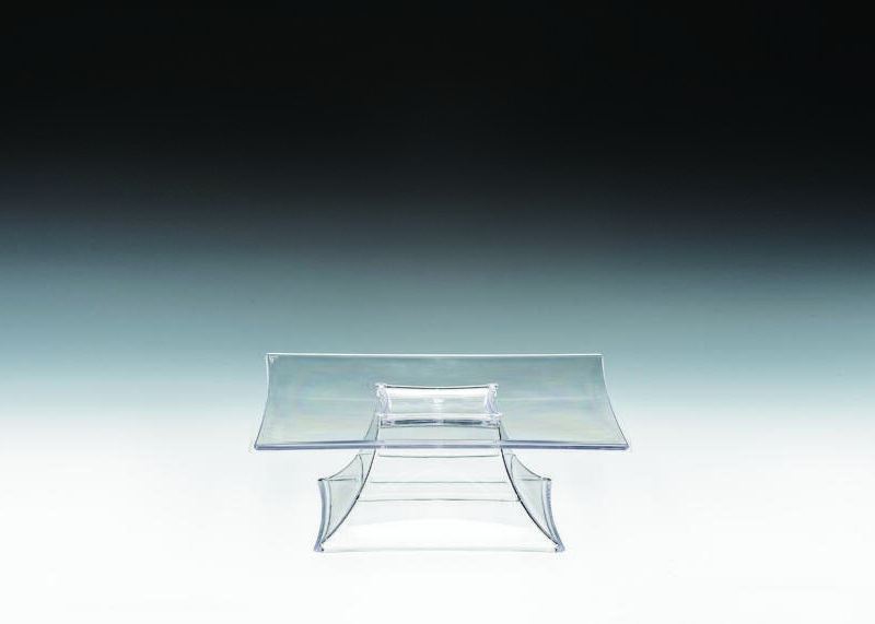 ZCP 628 - 1 — POLYCARBONAT TEŞHİR STANDI 30 x 30 x H: 10,5 cm