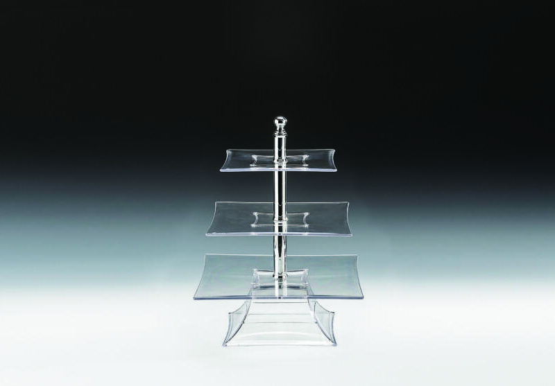 ZCP 632 - 1 — POLYCARBONAT TEŞHİR STANDI  H: 39 cm (20 x 25 x 30 cm)