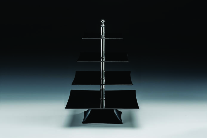 ZCP 633 - 3 — POLYCARBONAT TEŞHİR STANDI  H: 50 cm (20 x 25 x 30 x 35 cm)