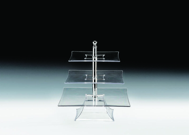 ZCP 638 - 1 — POLYCARBONAT TEŞHİR STANDI  H: 44 cm (25 x 30 x 35 cm)
