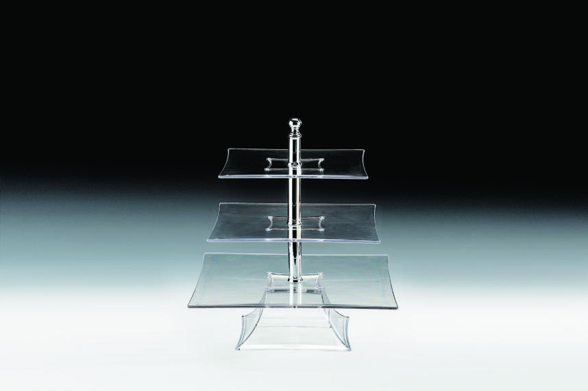 ZCP 638 - 1 — POLYCARBONAT TEŞHİR STANDI  H: 44 cm (25 x 30 x 35 cm)