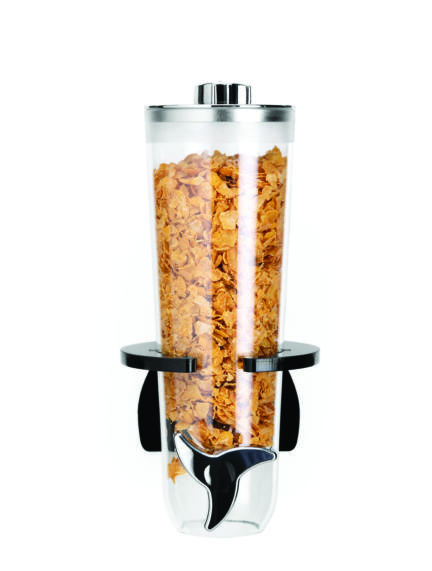 ZCP 840 — TEKLİ STANDLI CORNFLEKS ALETİ (DUVARA MONTELİ) 14,5 x H: 32 cm, HACİM: 1,5 Lt