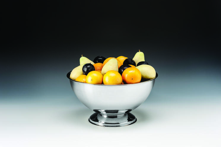 01 - 2164 - 3 — ÇELİK PUNCH BOWL - Ø 35 x H: 18,5 cm