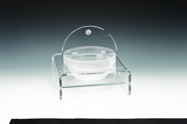 ZCP 284 — POLYCARBONAT KASELİ TEŞHİR STANDI Ø 23 x 30 x 29 cm