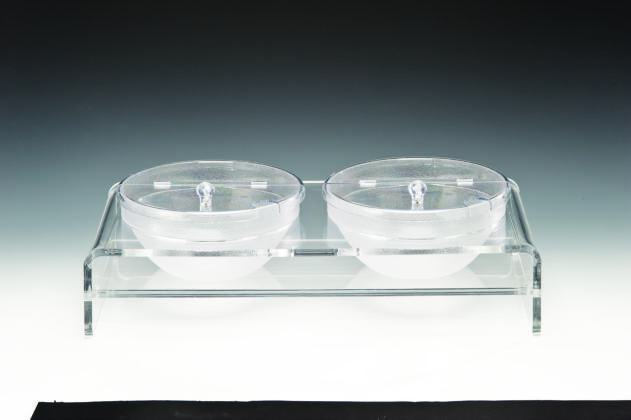 ZCP 285 — POLYCARBONAT KASELİ TEŞHİR STANDI Ø 23 x 56 x 29 cm