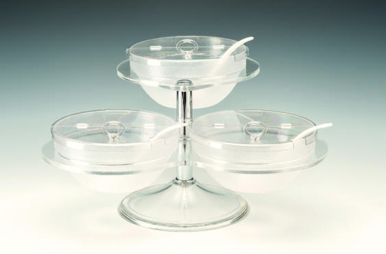 ZCP 730 — POLYCARBONAT KASELİ TEŞHİR STANDI - 54 x 50 x H: 30 cm