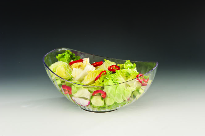 ZCP 301 - 1 — POLYCARBONAT TEŞHİR KASE 33 x 22,5 x H: 13 cm