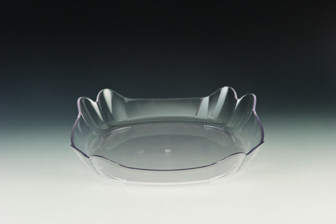 ZCP 336 - 1 — POLYCARBONAT TEŞHİR KASE 35 x 35 cm