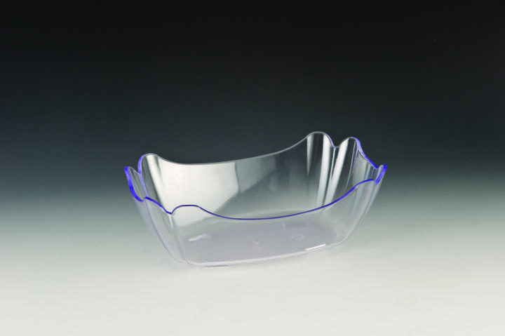 ZCP 337 - 1 — POLYCARBONAT TEŞHİR kASE 27 x 18 x H: 9 cm