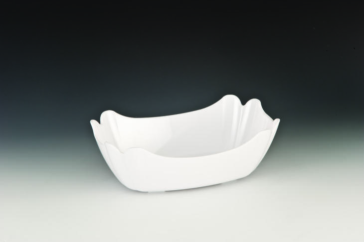 ZCP 337 - 2 — POLYCARBONAT TEŞHİR kASE 27 x 18 x H: 9 cm