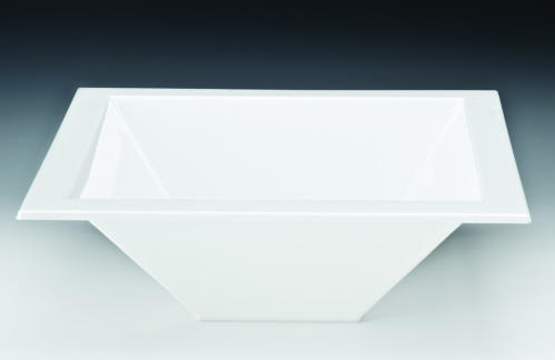 ZCP 471 - 2 — POLYCARBONAT TEŞHİR KASE 44,5 x 44,5 x H: 15,5 cm