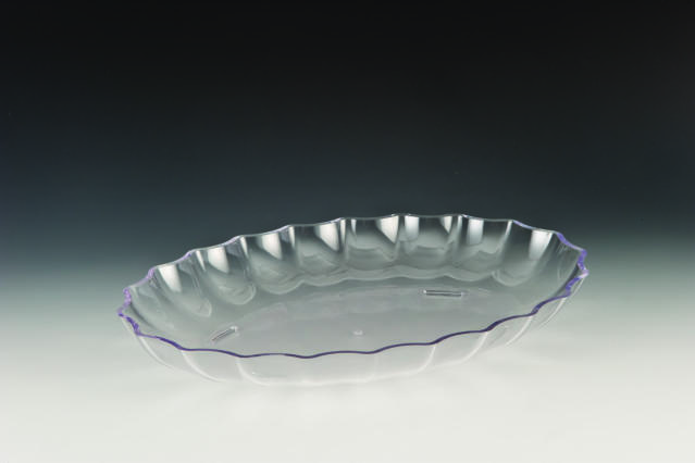 ZCP 296 - 1 — POLYCARBONAT TEŞHİR TABAK 41,5 x 29,5 H: 5,5 cm
