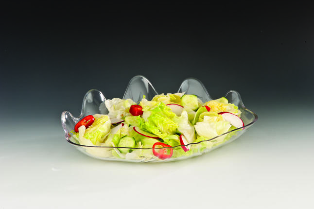 ZCP 300 - 1 — POLYCARBONAT TEŞHİR TABAK 38 x 27 x H: 5 cm