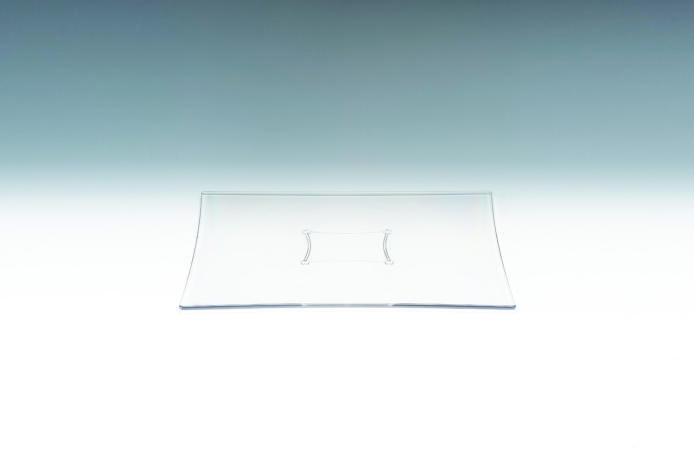 ZCP 623 - 1 — POLYCARBONAT TEŞHİR TABAK 25 x 25 cm
