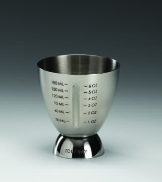 ZKC 916 — 180 ML ÖLÇEKLİ JIGGER Ø 8 x H: 9 cm