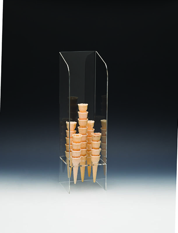 ZCP 595 — AkRİLİK DONDURMA KÜLAHLIK 14 X 14 x H: 49 cm