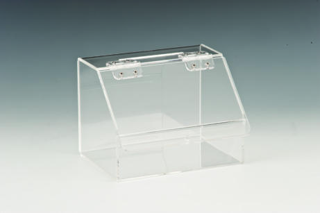 ZCP 355-1 — AkRİLİK BAHŞİŞ KUTUSU 14,5 x 20 x H: 14,5 cm