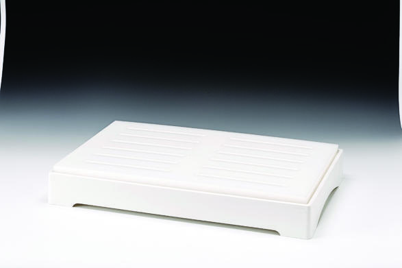ZCP 654 - 2 — POLYCARBONAT ALTLI EKMEK KESME TAHTASI 36 x 57 cm