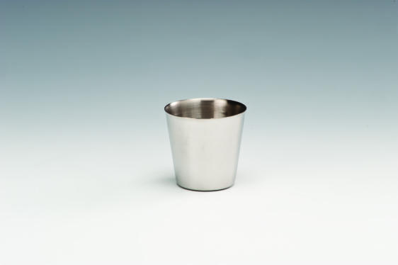 ZKK 03 — ÇELİK KREM KARAMEL KABI / 304 - 18/10 Ø 6,5 x H: 6 cm  / 120 ML