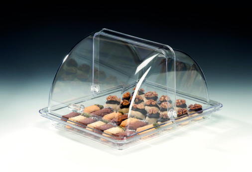 ZCP 710 — KOMPLE POLYCARBONAT MUHAFAZA KABI GN 1/2 28 x 34 x H: 21 cm