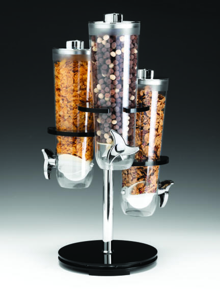 ZCP 842 — 3'LÜ DÖNER CORNFLEKS ALETİ 26 x 26 x H: 54 cm